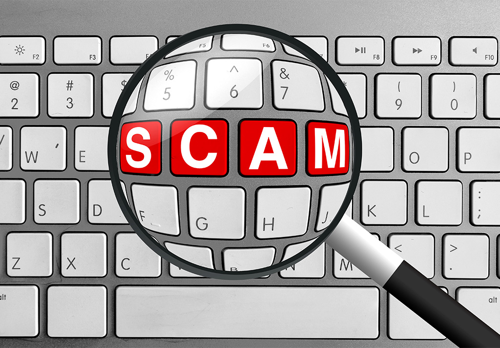 Job scam graphic